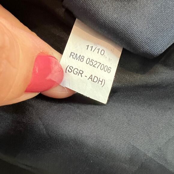 Tommy Hilfiger Cotton/Nylon Blend Fitted Hip Length Full Zip Jacket Size XXS - Picture 13 of 14